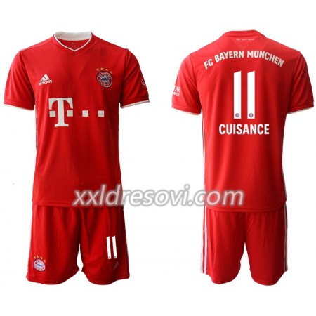 FC Bayern München Mickael Cuisance 11 Domaći Dječji Komplet Dresovi za Nogomet 2020-2021 (+ kratke hlače)